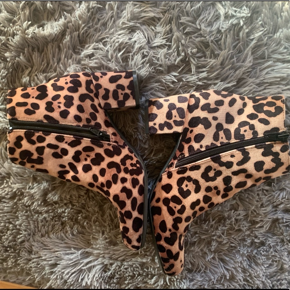 A New Day leopard booties